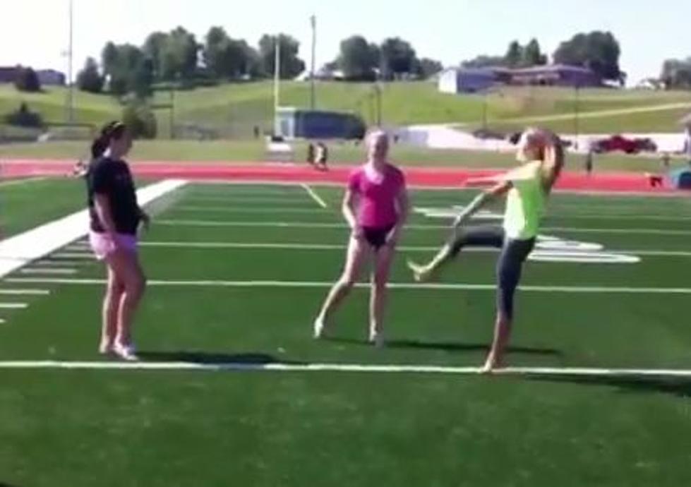 Cheerleader’s Kick Doesn’t End Well