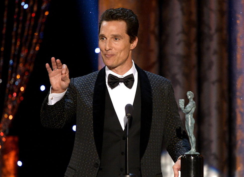 Matthew McConaughey’s SAG Award Acceptance Speech Was Strange – Was He High? [VIDEO]