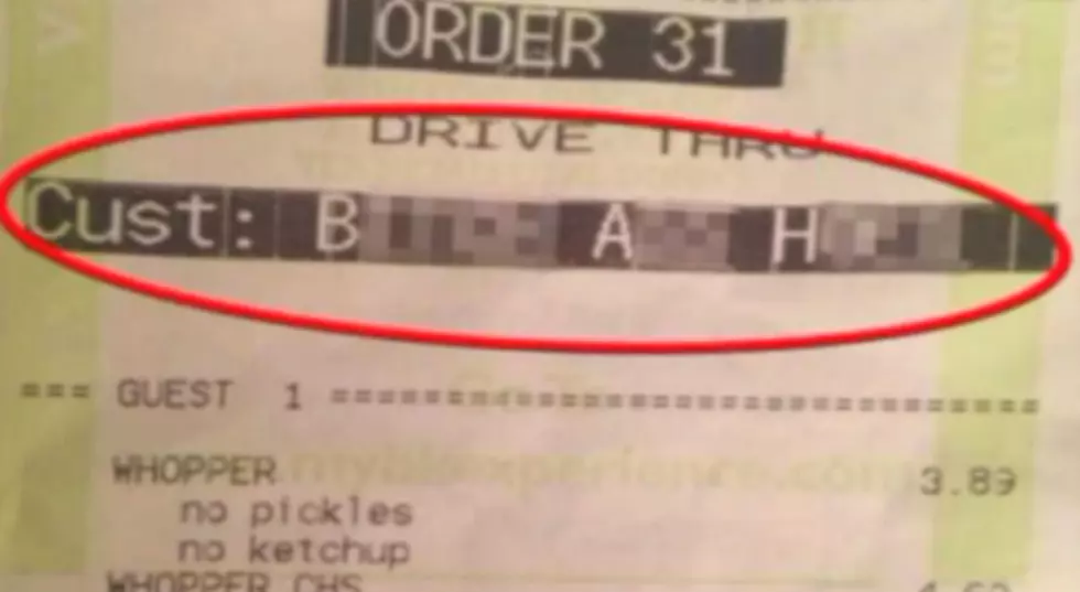 Elderly Woman Receives a Receipt from Burger King Laced with Profanity