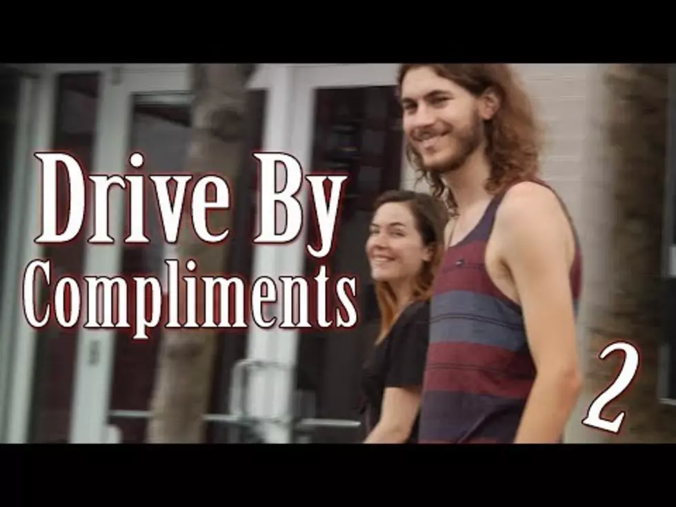 Guy Puts Smiles on Strangers Faces by Offering Random Compliments as he Drives By