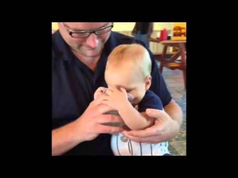 Baby Drinks Water for the First Time and Loves It – I Mean He Really Loves It!