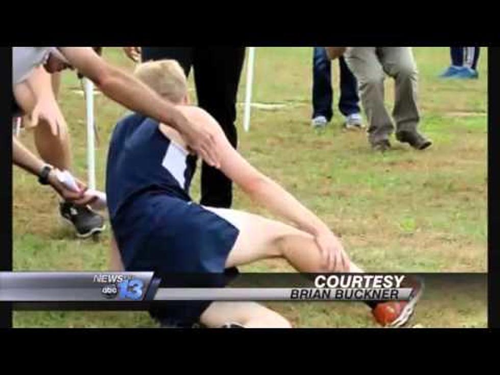 High School Runner Finishes Race with Broken Leg