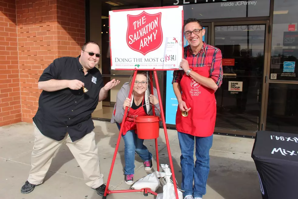 Part of Christmas in Amarillo is Dropping Money in a Red Kettle