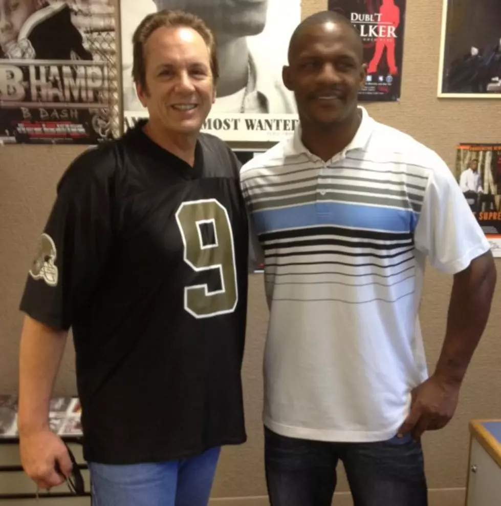 Former New Orleans Saint Joe Horn Stops By to Say Hi