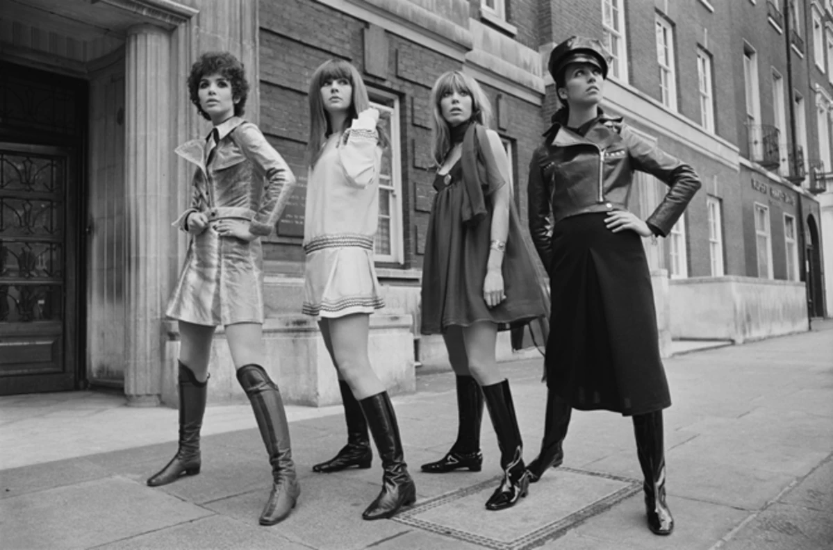 Мода Лондона 60е зима
