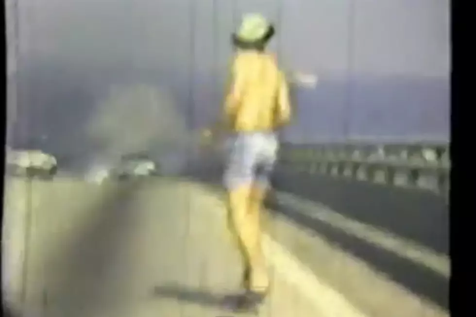 Skateboarding Down the I-210 Bridge [VIDEO]