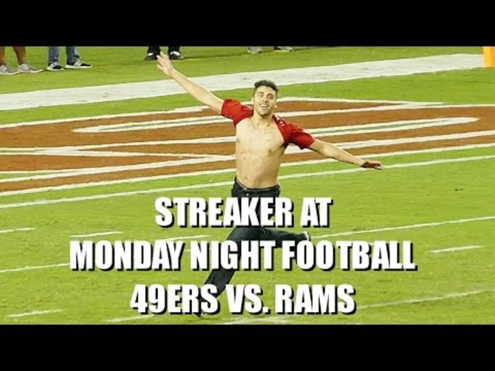 Streaker Interrupts Monday Night Football