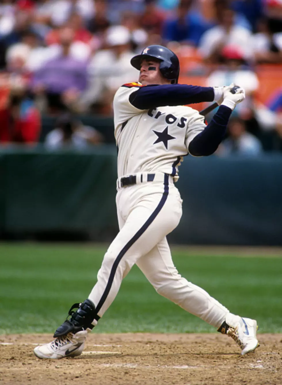 Jeff Bagwell's batting stance was a thing of wonder 