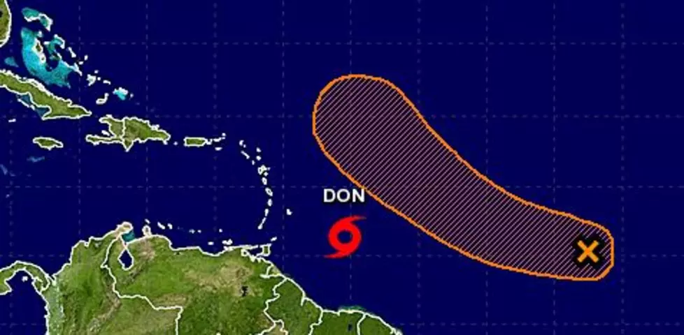 Tropical Storm Don in Far Atlantic