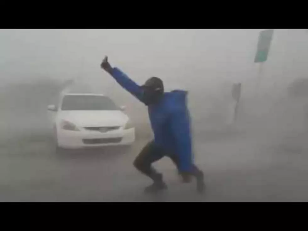 Nerd Weather Guy Walks in 117 mph Wind