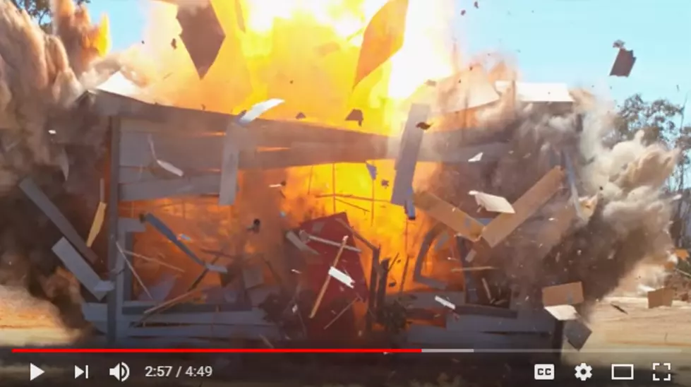 The Slo-Mo Guys Blow Up A Tiny House [WATCH]