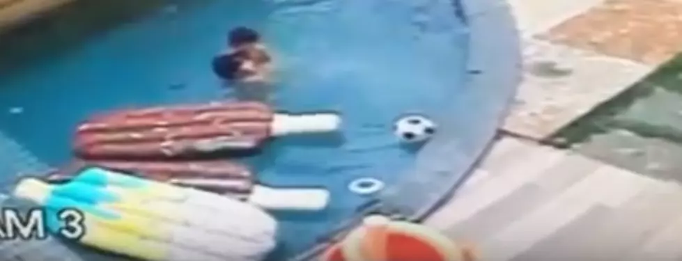 A Seven-Year-Old Saves A Toddler from Drowning In Pool [WATCH]