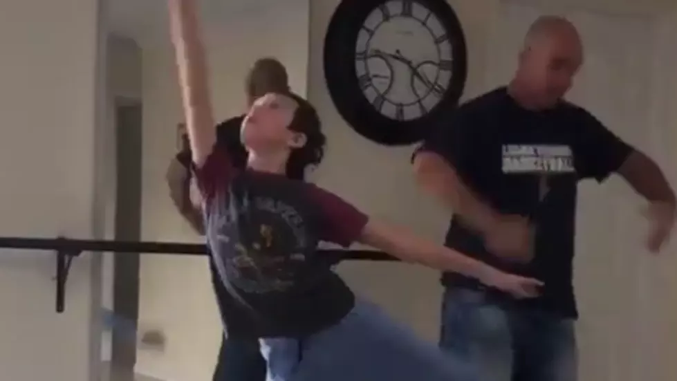 A Dad Practices Ballet With His Son [WATCH]