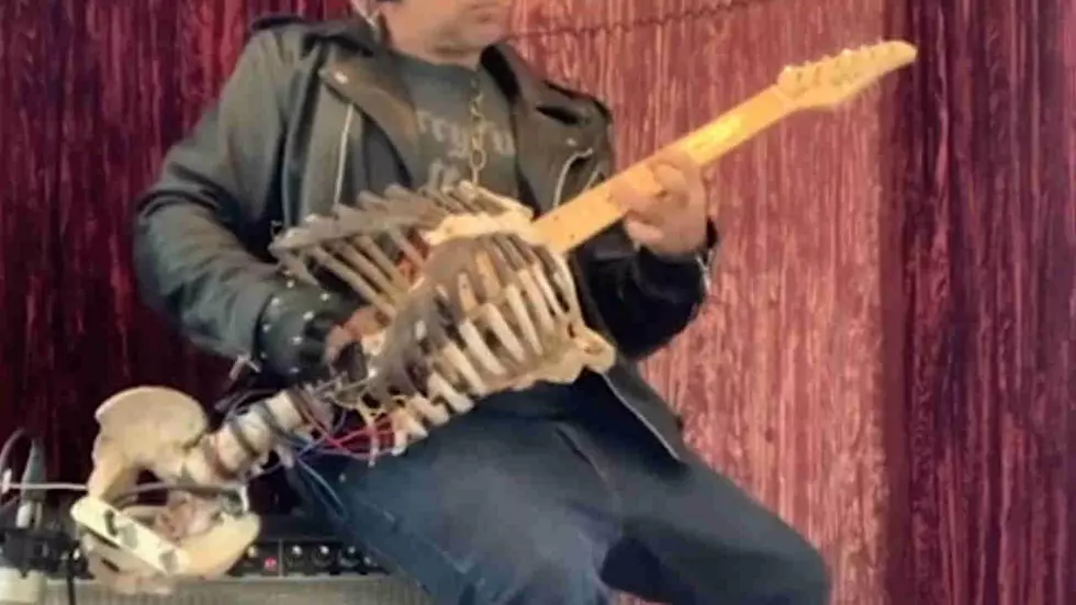 A Guy Builds a Guitar Out of His Dead Uncle’s Skeleton
