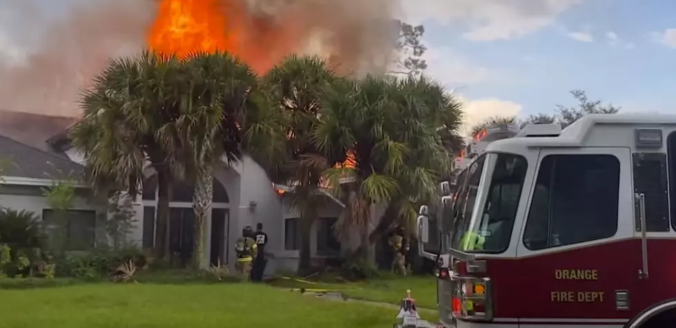[VIDEO] Former NFL Player’s Home In Orange, Texas Catches Fire