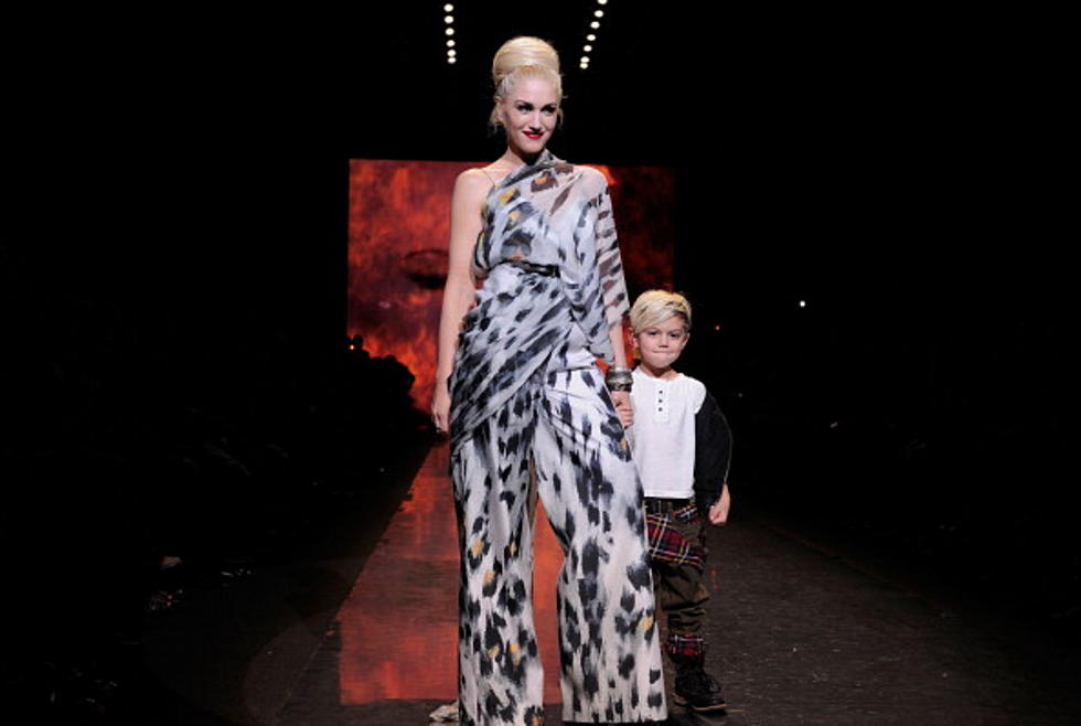 Gwen Stefani and Son on the Runway