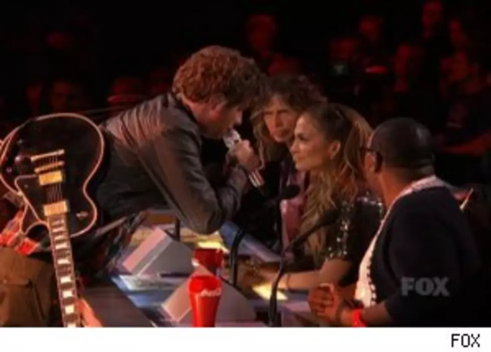 Casey Abrams Steals A Kiss On Idol [Video]