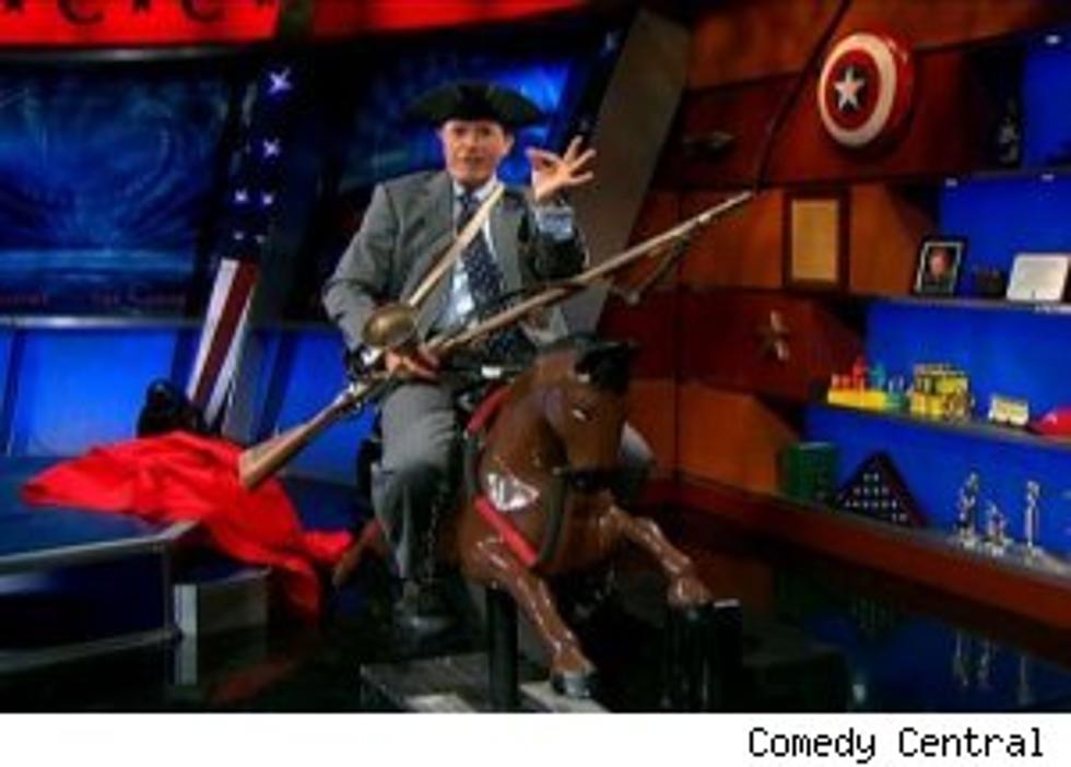 Stephen Colbert Re-Enacts Paul Revere&#8217;s Ride [Video]