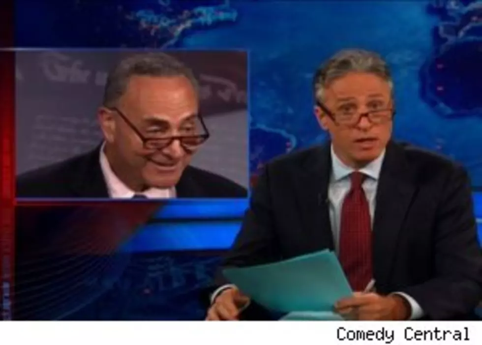 Jon Stewart Imitates Chuck Schumer [Video]