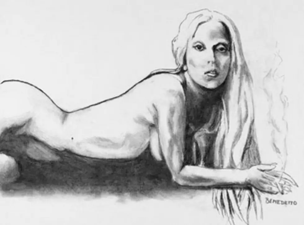 Tony’s Bennett’s Sketch of Lady Gaga For Charity