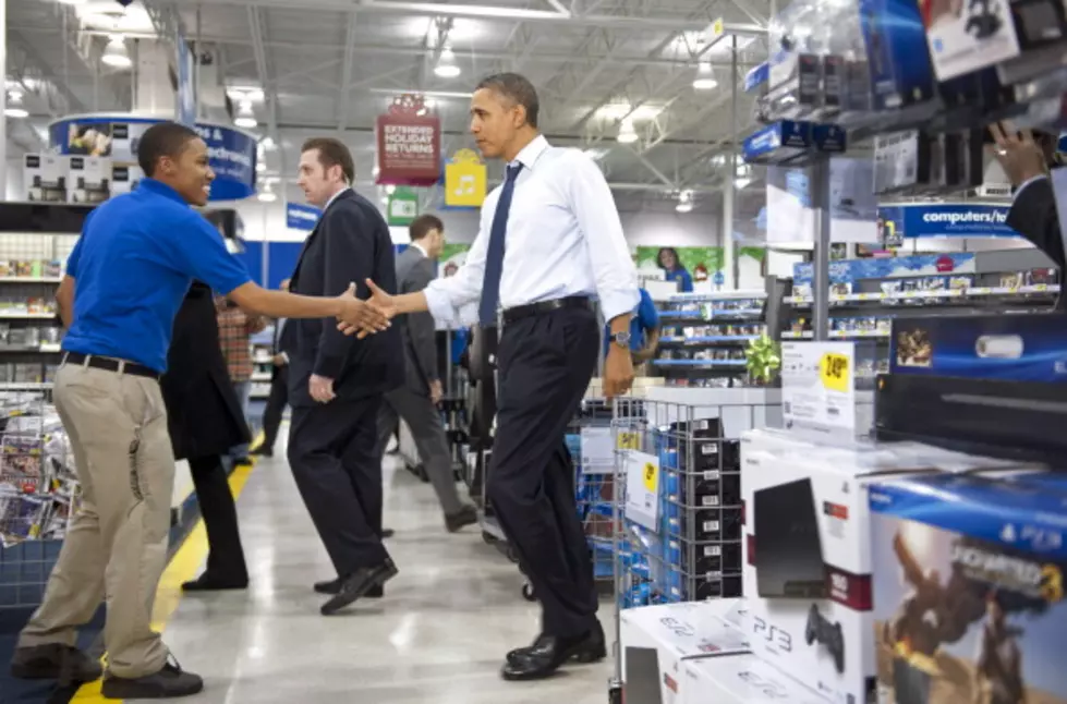 The &#8216;Prez&#8217; Shopping at Best Buy
