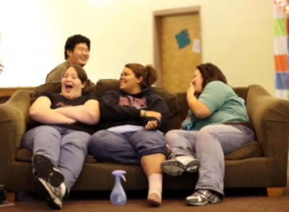 Chubby Children Have Trouble Fitting On School Furniture