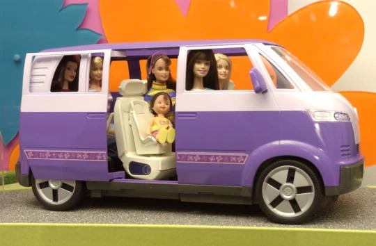 barbie purple van