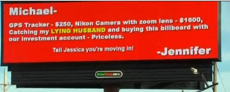 Wife Gets Revenge On Cheating Husband With Billboard! [PICTURE]