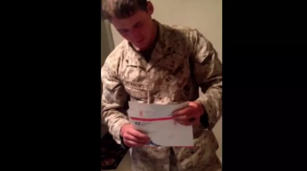 Priceless Reaction When A Marine Finds Out His Wife Is Pregnant [VIDEO]