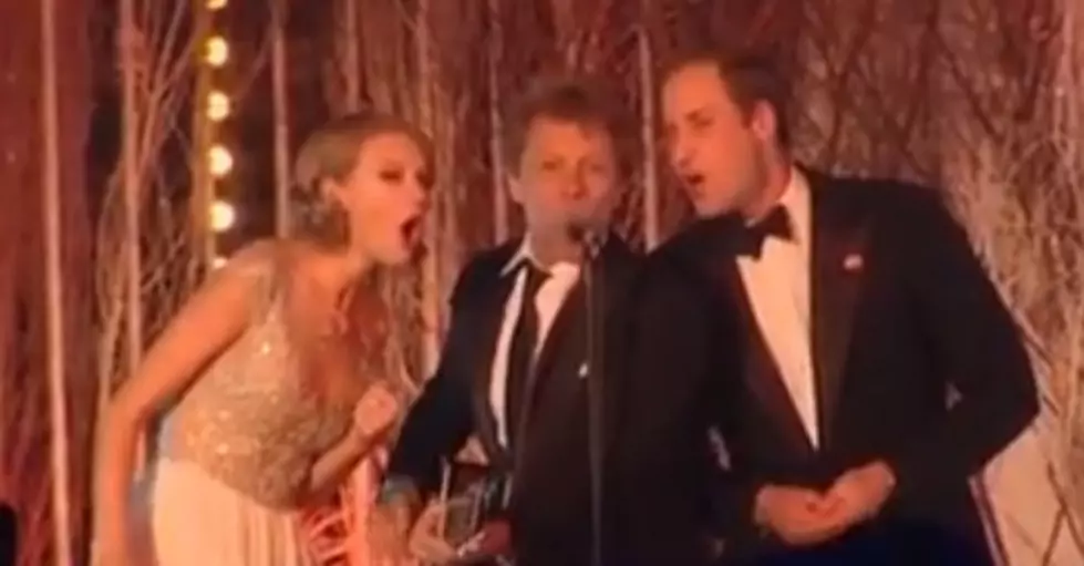 Taylor Swift and Jon Bon Jovi Sing&#8230; with Prince William!