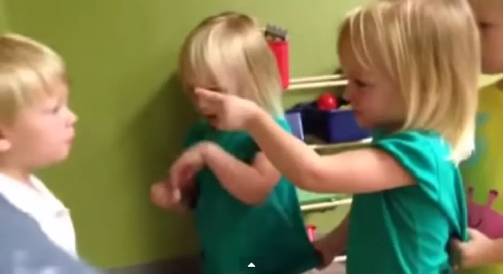 Little Girl Pokes Little Boy In The Chest &#8212; &#8220;You Poked My Heart&#8221; [VIDEO]