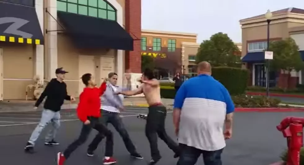 Drunks + Big Game = No Landed Punches + Lots of Falls [VIDEO]