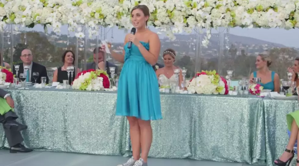 This Girl May Have The Best Maid Of Honor &#8216;Speech&#8217;&#8230;Ever [VIDEO]