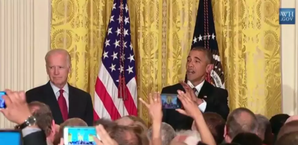 President Obama Shuts Down Heckler + Tries Telling Him About Respect + Says &#8216;You&#8217;re in My House&#8217; [VIDEO]