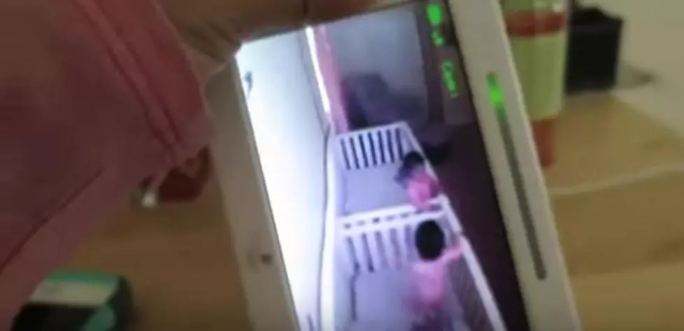 Babies Pretending To Be Asleep After Hearing Mom On Baby Monitor! [VIDEO]