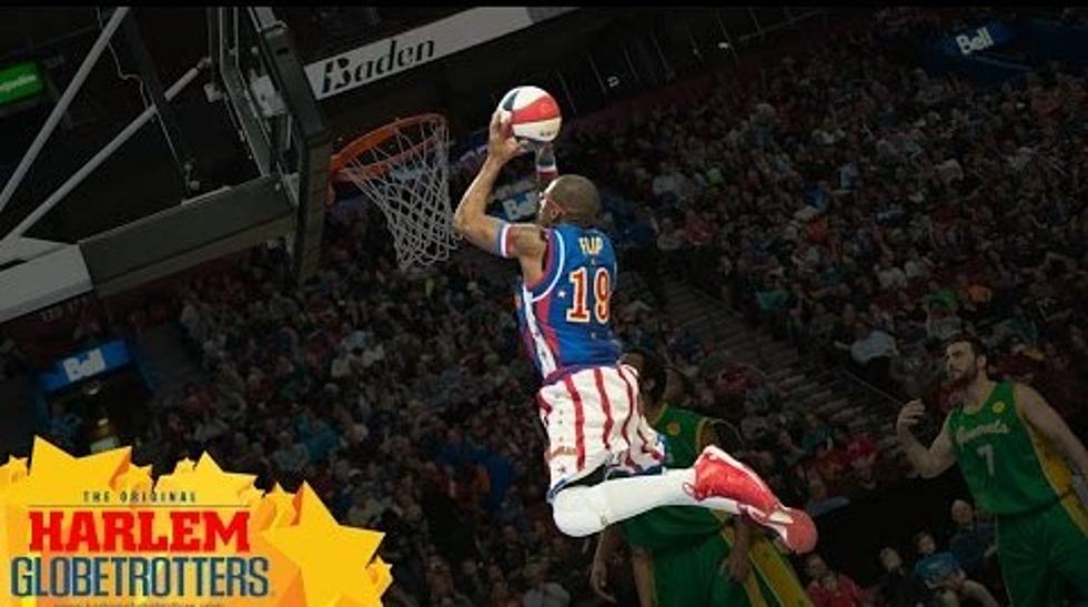 Harlem Globetrotter Zeus McClurkin Stopped by the Mix 96 Studios and Performed a Trick [VIDEO]