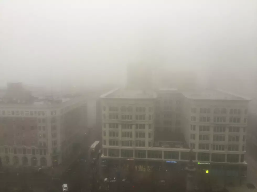 Foggy Conditions in Downtown Buffalo