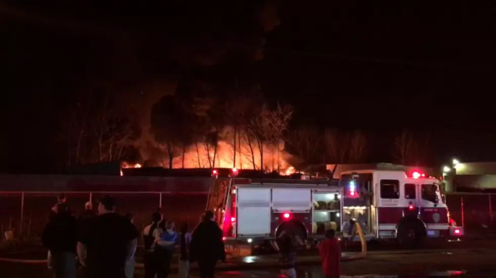 Recycling Facility Fire