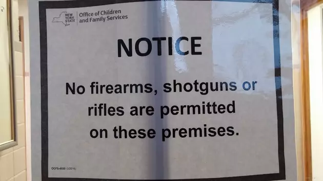 Do You Agree or Disagree With This Firearms Sign Posted at a WNY School [OPINION]