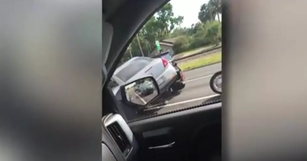 Crazy Video of Guy Driving Over 2 People on Motorcycle During Hit and Run