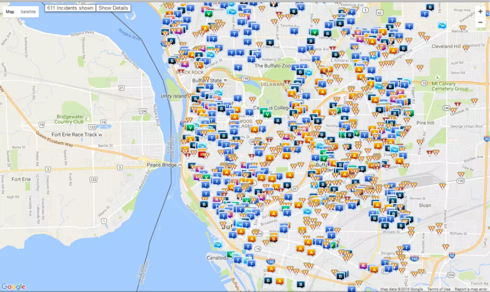 Buffalo Crime Map Allows You to See Where and What Crimes Are Happening in Buffalo