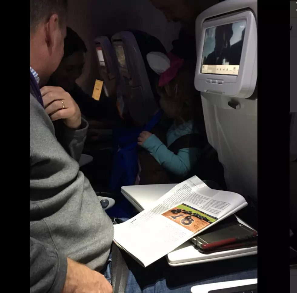 3-Year-Old Goes Trick-or-Treating on Flight