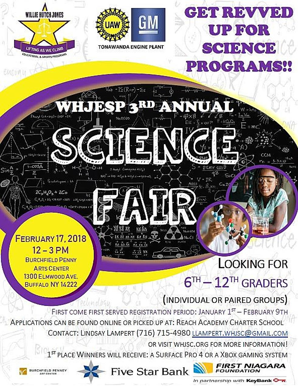 Community: Willie Hutch Jones is Looking for 6th through 12th Graders for Science Fair
