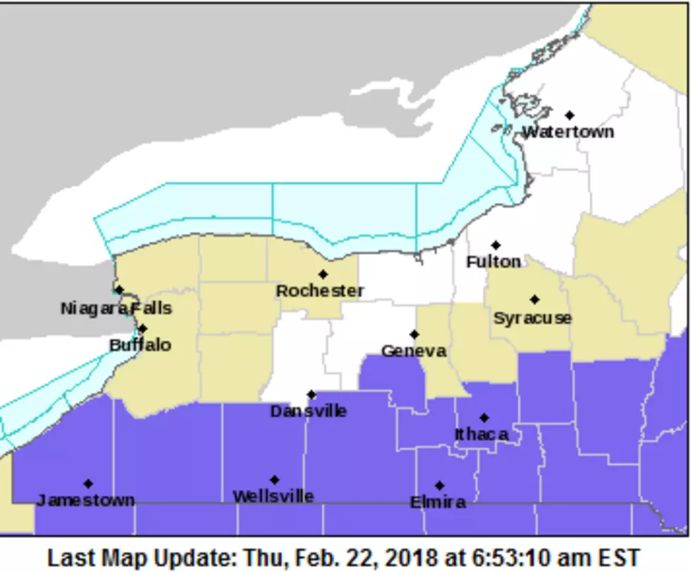 Snow Expected Across WNY Today