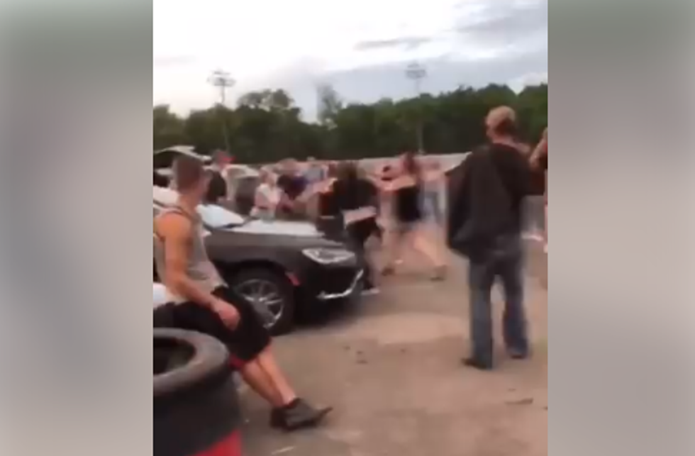 WATCH: Massive Fight in Lancaster, Dude Gets Crushed With A 2&#215;4