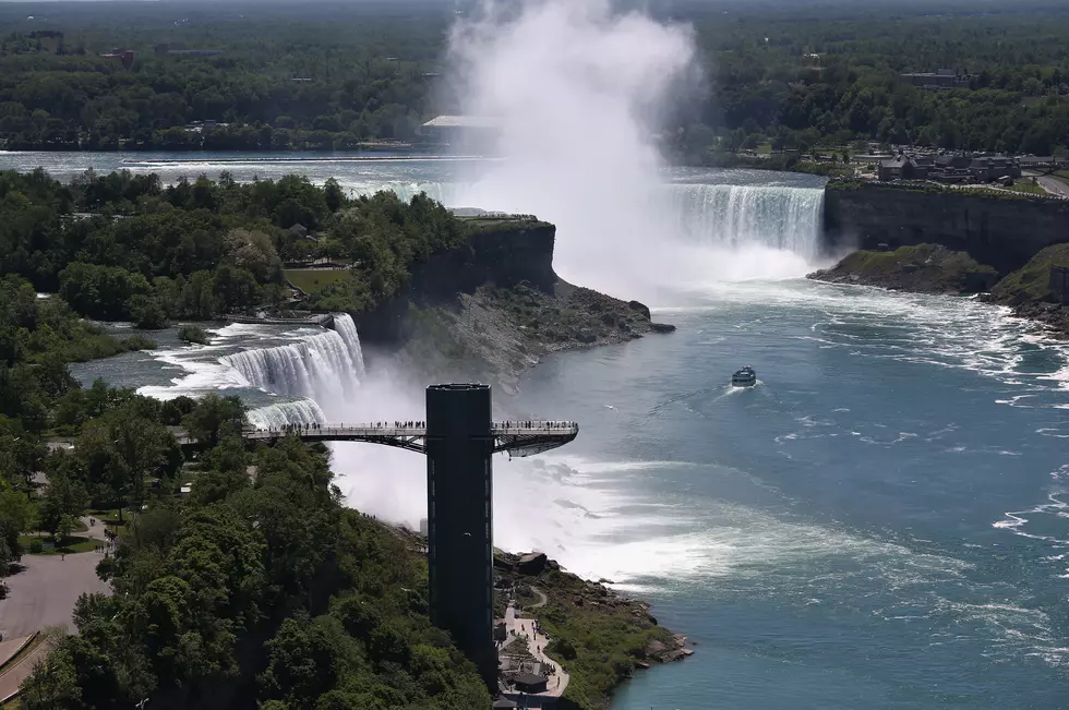 Aerials of U.S.-Canada Border Along The Niagara River