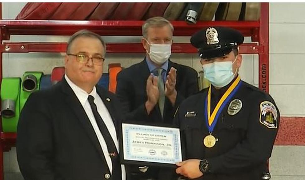 Lancaster, NY Officer Honored For Heroic Act