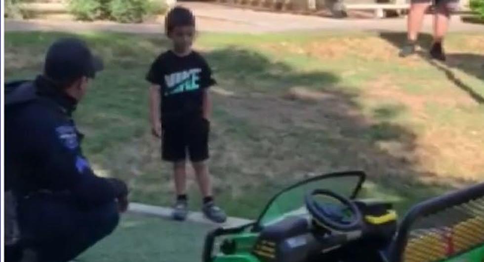 Police Replace A 4-Yr-Olds Tractor After It Was Stolen