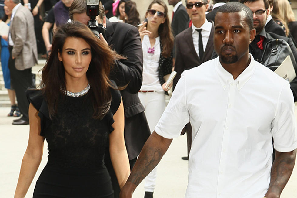 Kanye West Supports Kim Kardashian at Boutique Launch