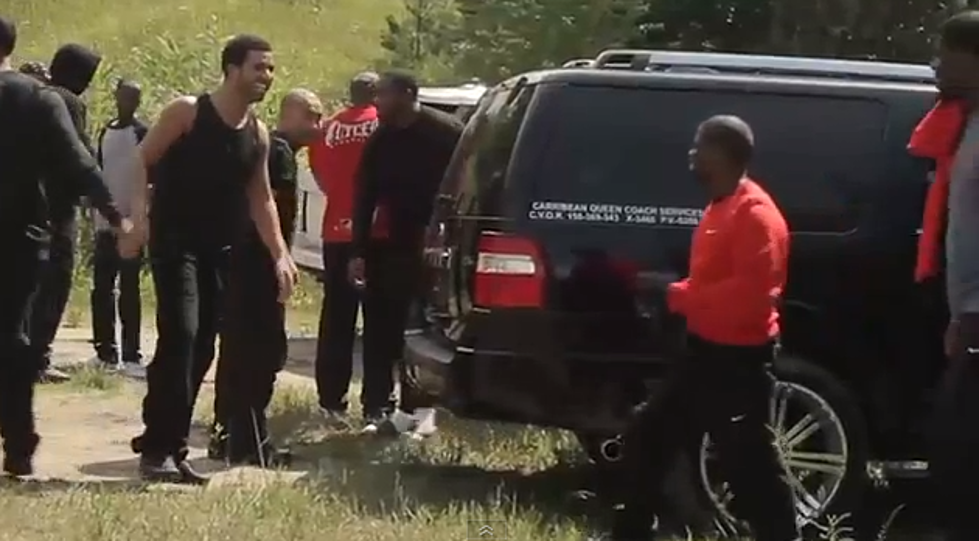 Kevin Hart & Drake Battle It Out In a Game of Paintball [VIDEO]